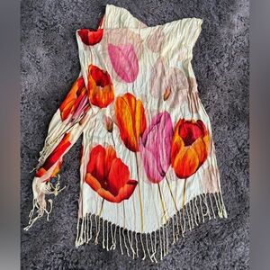 Robin Ruth Multicolor Floral Scarf